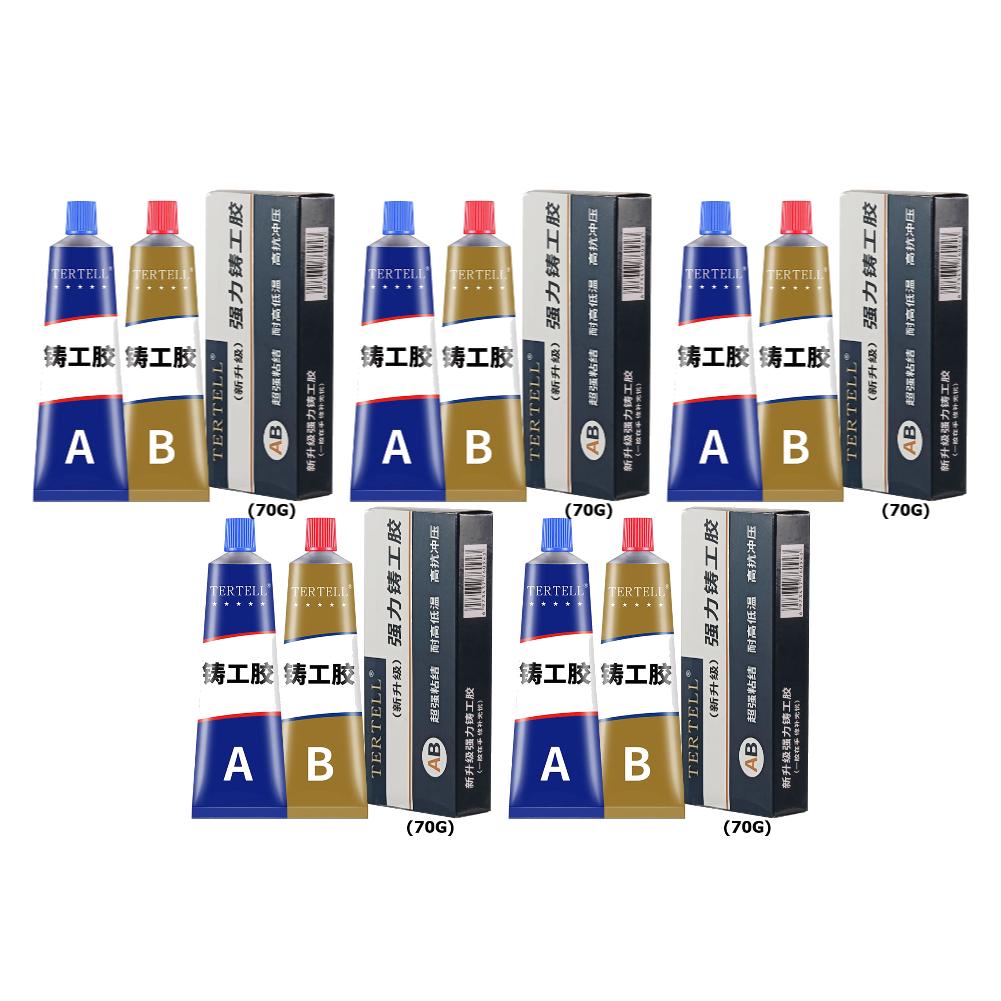 2pcs Metal Glue Extrusion Casting Metal Repair Glue Liquid Weld Aging Resistance Multi-function for Hard Plastics and Ceramics