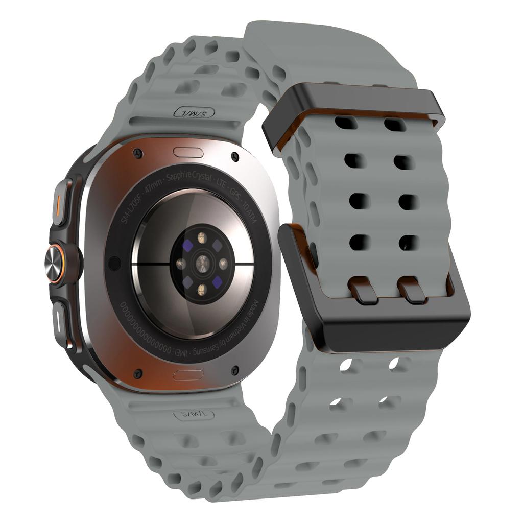 Silicone Strap Watchband For Samsung Galaxy Watch Ultra Band Bracelet For GalaxyWatch Ultra 47mm WristBand Accessories