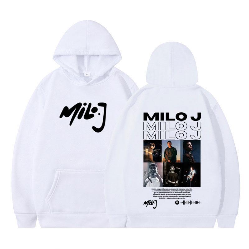 Rapper Milo J Fashion Tour 2026 Print T Shirt Men Fashion T-shirt Summer Short-sleeved Hip Hop Cotton Punk Oversized T-shirts