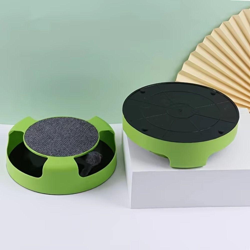 Aufmerksamkeit erregen Katze Drehteller Maus Spielzeug Spielen Ärgern Kratzbrett Kätzchen Interaktives Spielzeug Mit Maus Plastik