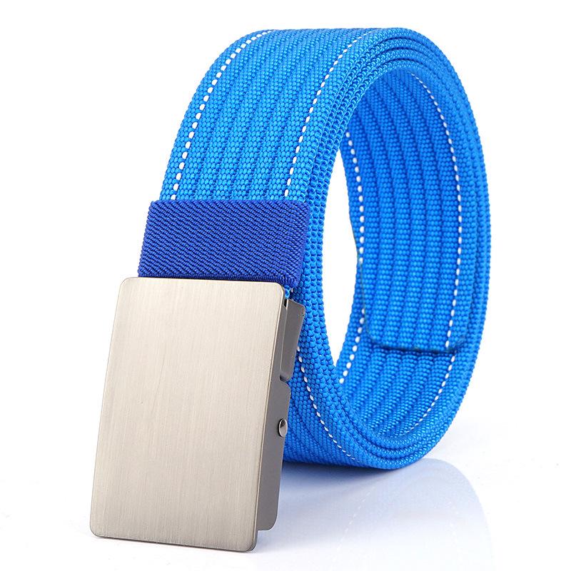 Men's Versatile Canvas Belt - Quick-Drying, Breathable Nylon, Ideal for Casual and Jeans Styles