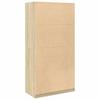 Wardrobe in Sonoma Oak Finish 100 x 50 x 200 cm Particleboard