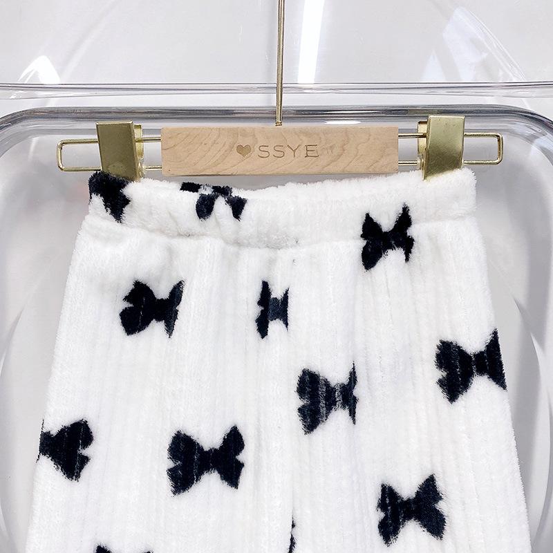 Very Fishy Winter Style Baby Girl Thick Warm Homewear Set ET326