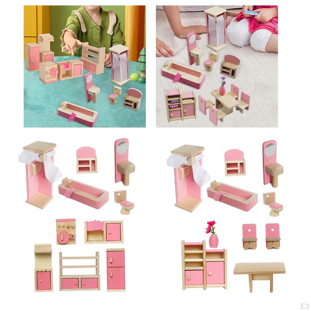 Dollhouse Furniture Collection for Kids And Hobbyists