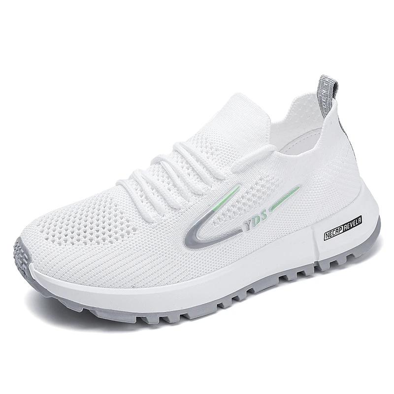 Mesh Breathable Women Casual Sneakers Lace-up Vulcanized Shoes Ladies Platform Sneakers Female Shoes