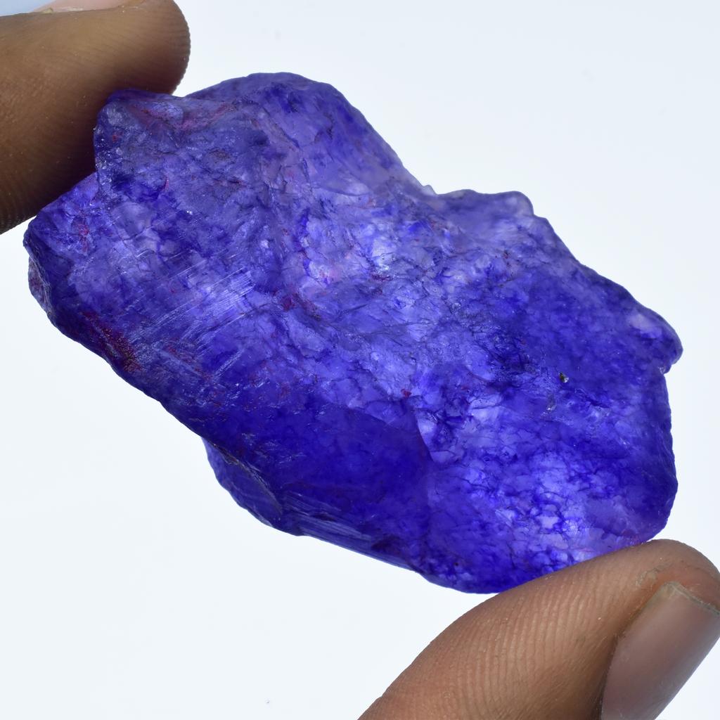 153.24 Ct Natural Blue Sapphire Uncut Rough Huge Size Loose Gemstone CERTIFIED X-568