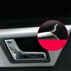 2pcs Left+Right Car Inner Door Handle Trim Bright Silver For Benz C W204 2007-14