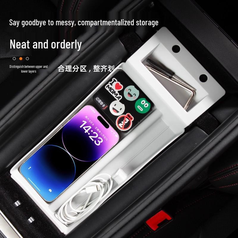 Xiaomi SU7 Armrest Box Storage Organizer Accessories