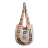 Bohemian Handwoven Tote Bag Large Capacity Cotton Casual Travel Purse For Daily Use