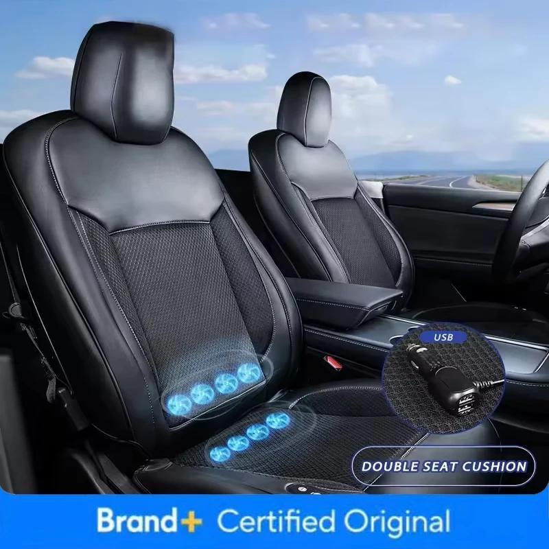 Car Ventilation Seat Cooling Pad Summer Cool Air Seat Cushion With 8Fan16Fan Fast Blowing 12V 3D Spacer Refrigerated Seat Amagi
