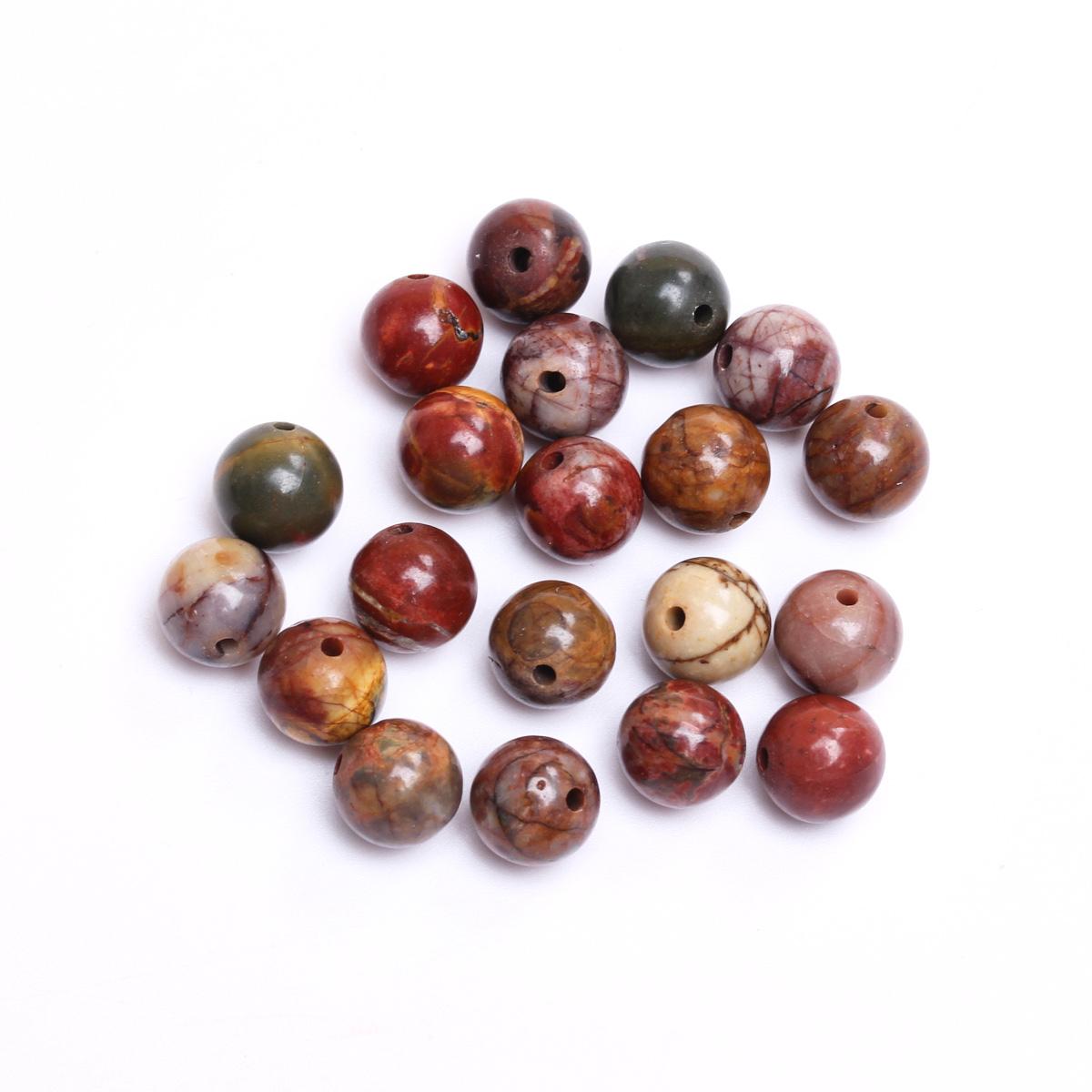 

Товары для вечеринок Материалы для изготовления украшений своими руками Бусины из яшмы Пикассо Бусины из натурального камня Бусины россыпью Круглые 4/6/8/10 мм Подвески для рукоделия своими руками 8mm about 20Pcs