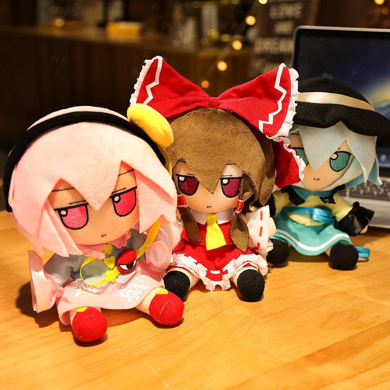 20cm Touhou Project Hakurei Reimu Kirisame Cirno Fumo Flandre Scarlet Anime Çevre Peluş Oyuncaklar Japon Kız Çocuk Günü Hediyeleri