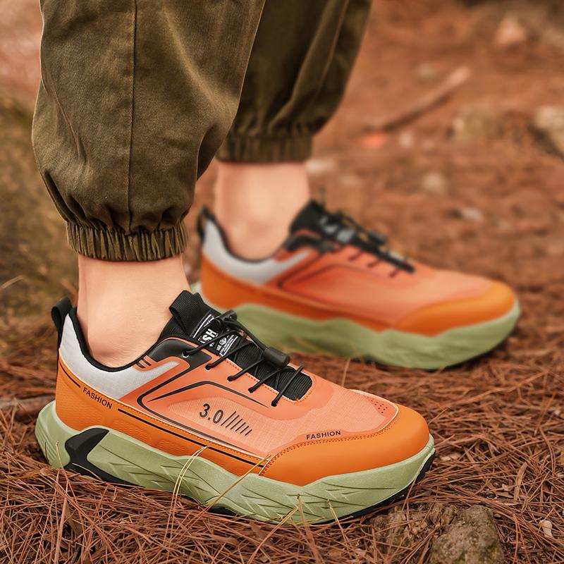 Walking Hiking for Men Non Slip Sneaker Breathable Climbing Shoes Comfortable  Non Slip  Wear Resistant Outdoor Running Shoes