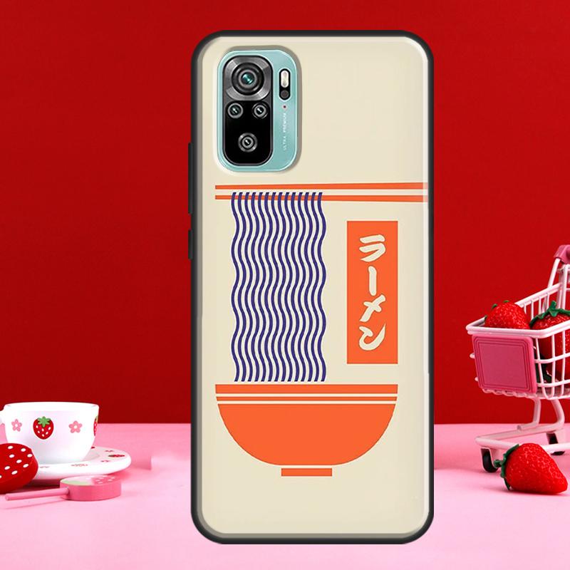 Ramen Cat Japanese Art For Redmi Note 11 Pro Case For Redmi Note 10 Pro Note 9 Pro Note 8 Pro 9S 10S 11S 9A 9C 9T