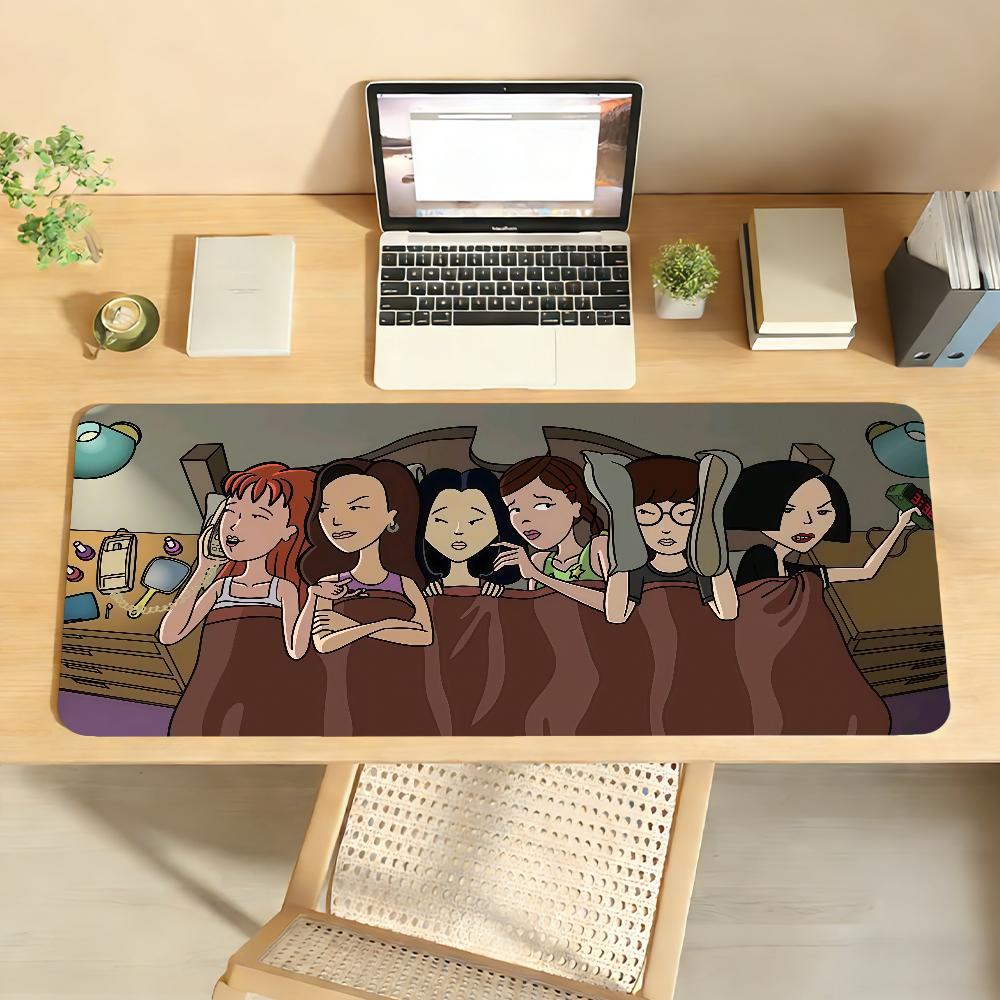 Cartoon DDaria Scene Comedy Funny Mouse Pad Nonslip Desk Mat PC Laptop Accessories Office Keyboard Large Gamers Decoracion