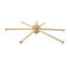 Wooden Mobile Frame Kit Decoration Creative Equipment DIY Wind Chime for Crib