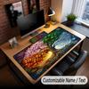 Tree of Life Theme Custom Mouse Pad Personalized With Name Text Customized Desk Mat For Office Home Decor