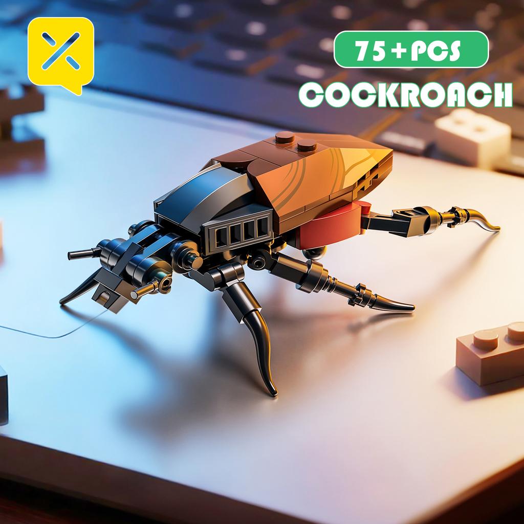 ToylinX 8 in 1 Insect Robot Building Blocks Toy 699 PCS DIY Construction Gift Kids Adults Boys Girls with Realistic Insect Model