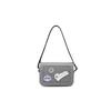 New Champion Fabric Camera Bag, Shoulder Bag Small Unisex Black/Dark Gray/Light Blue U4AACPU28