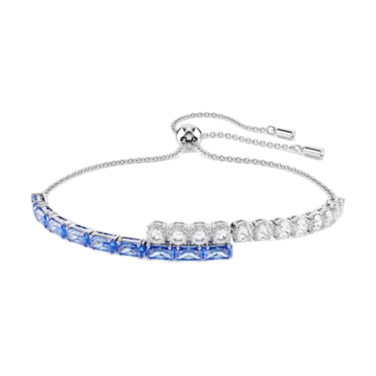Swarovski Modern Design Waterproof Crystal Bracelet Unisex bracelets Blue 5732266 Box (Random Color)