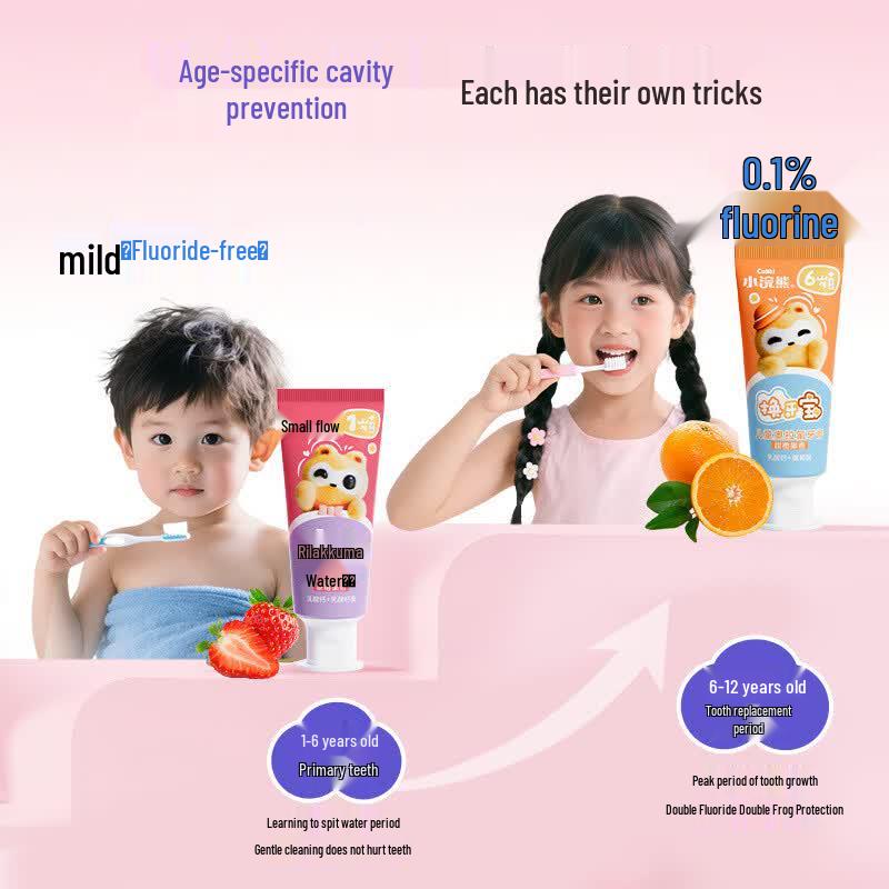 Little Raccoon Strawberry Fruit Flavor Kids Toothpaste