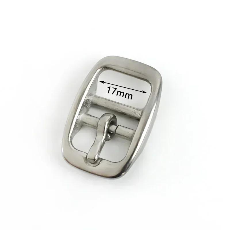 1/2/5Pcs Stainless Steel Solid Brass Belt Buckle Metal Pin Buckles Bags Strap Adjust Slider Clasp DIY Leather Craft Accessories