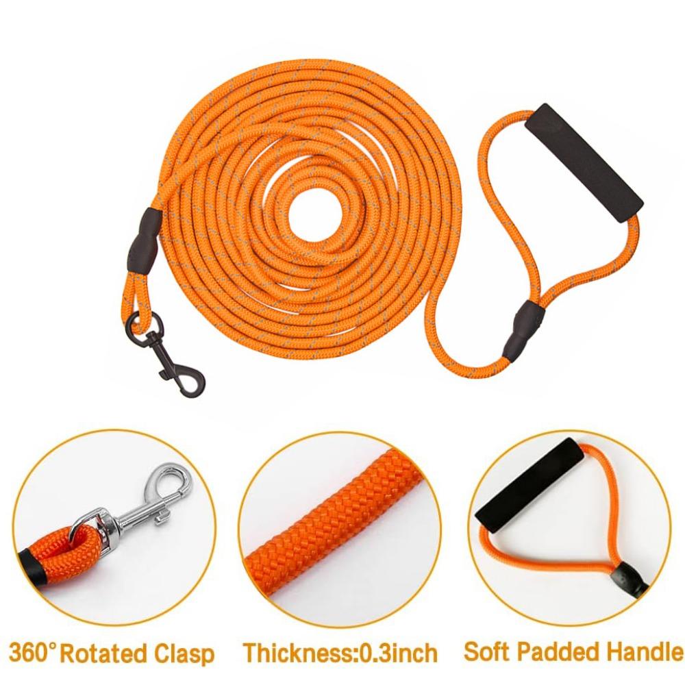 6m Floating Long Dog Leash Floating Lightweight Rope for Hiking Swimming Foam Handle Training Leash  Small Medium Large Dogs