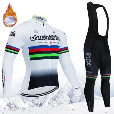 2026 Pro Team Conjunto Térmico de Forro Polar de Invierno para Hombre Ropa de Ciclismo Traje de Maillot Caliente Deporte Montar en Bicicleta Ropa MTB Conjunto de Pantalones con Tirantes 2026