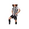Adidas Juventus Colorblock Crew Neck Slim-Fit Soft Short Sleeve Soccer Jersey Men Tops White Black IT6056
