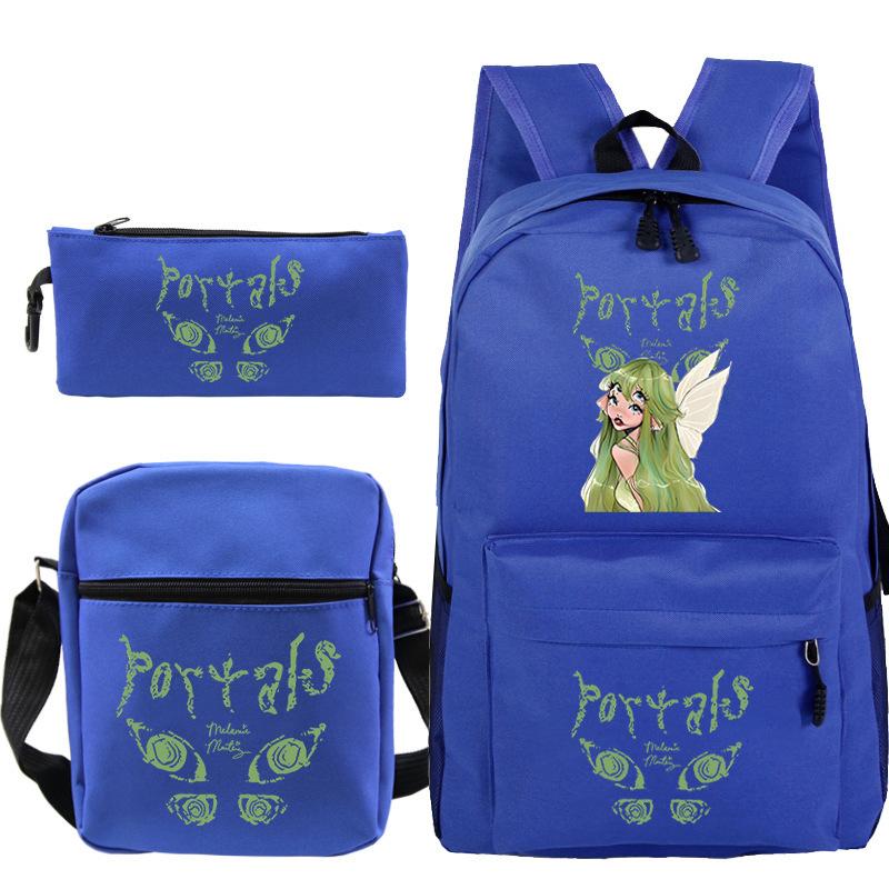 Popular Singer Peripheral Backpack Pencil Case Student Schoolbag Three-piece Set