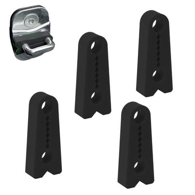 Car Door Shock Absorber Pad 4pcs Universal Car Door Lock Silicone Cover Door Closing Noise Reduction Anti-collision Cover