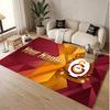 Personalized Crystal Velvet Carpet Galatasaray FC Pattern Non Slip Floor Rug