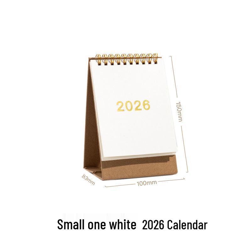 Twilight 2026 Mini Desk Calendar: Simple Office Check-In & Memo Planner