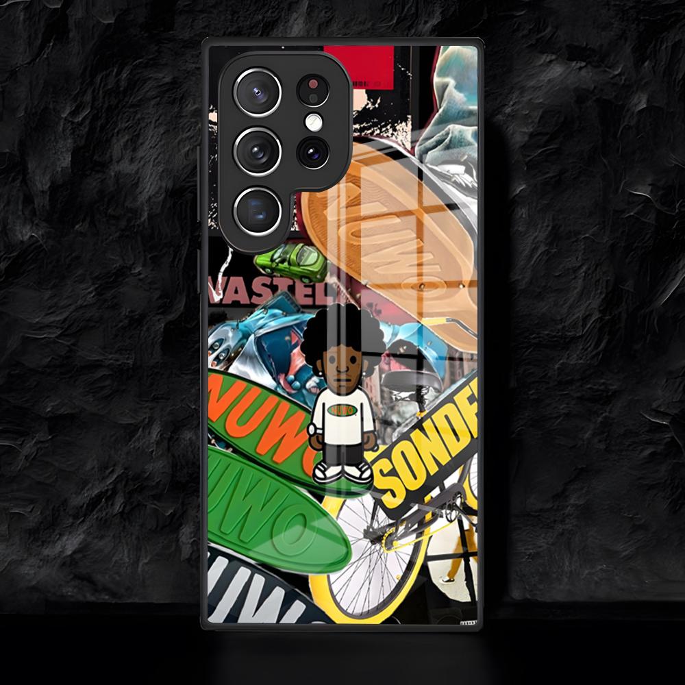 

Singer B-Brent Faiyaz Phone Case For Samsung S26 S25 Edge Ultra 24 23 22 21 Ultra Plus Fe A55 56 15 4G 5G Glass Cover Galaxy S26 Ultra