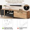 180*32.5*50cm TV Cabinet, TV Console with 3 Cabinets and 1 Drawer, TV Stand with 5 Support Legs, Suitable for 80-Inch Living Room Cabinets