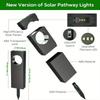 Brightness Solar LED Light Waterproof Path Lights Solar Power Garden Lights  Driveway Lighting