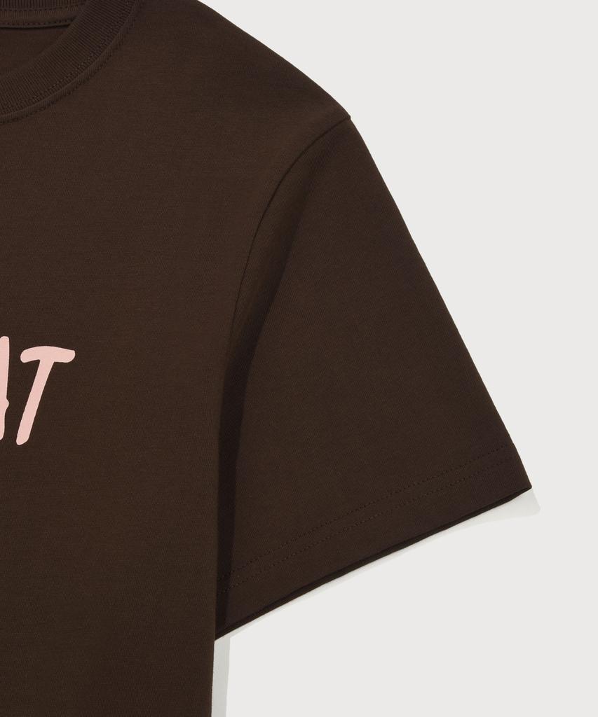 COVERNAT WOMAN Soleil Graphic T-Shirt Brown