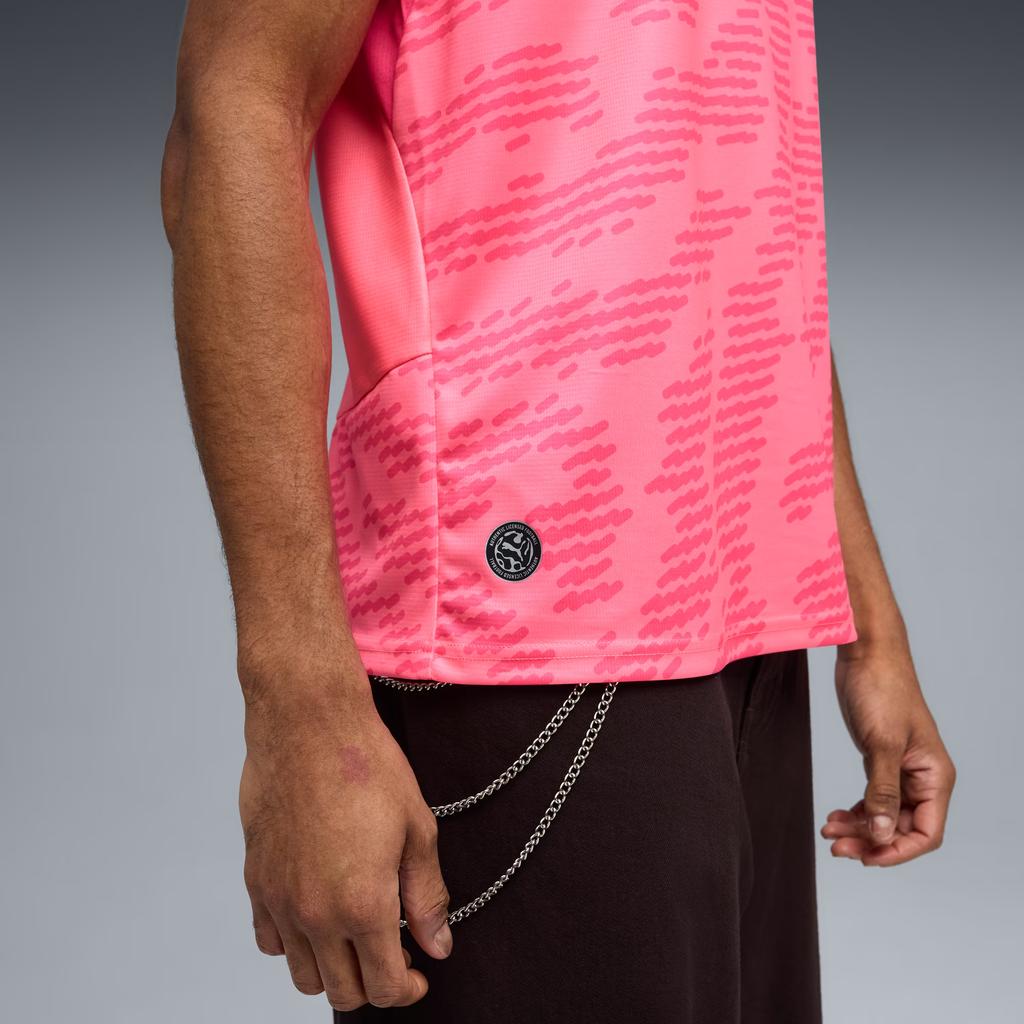Puma X Salehe Bembury Collaboration Goalkeeper Portugal Soft Moisture-Wicking Crew Neck Short Sleeve T-Shirt Men Tops 787101-81