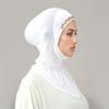 Muslim Ethnic Instant Hijab Diamonds Shwal Women Islamic Scarf Turban Arabic Khimar Fashion Plain Ramadan Headwraps Amira Niqab