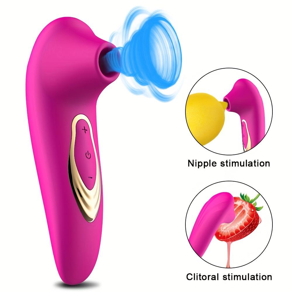 1pc Suction Vibrator - Enhance Your Intimate Experience With Special Suction & Licking For Couples!