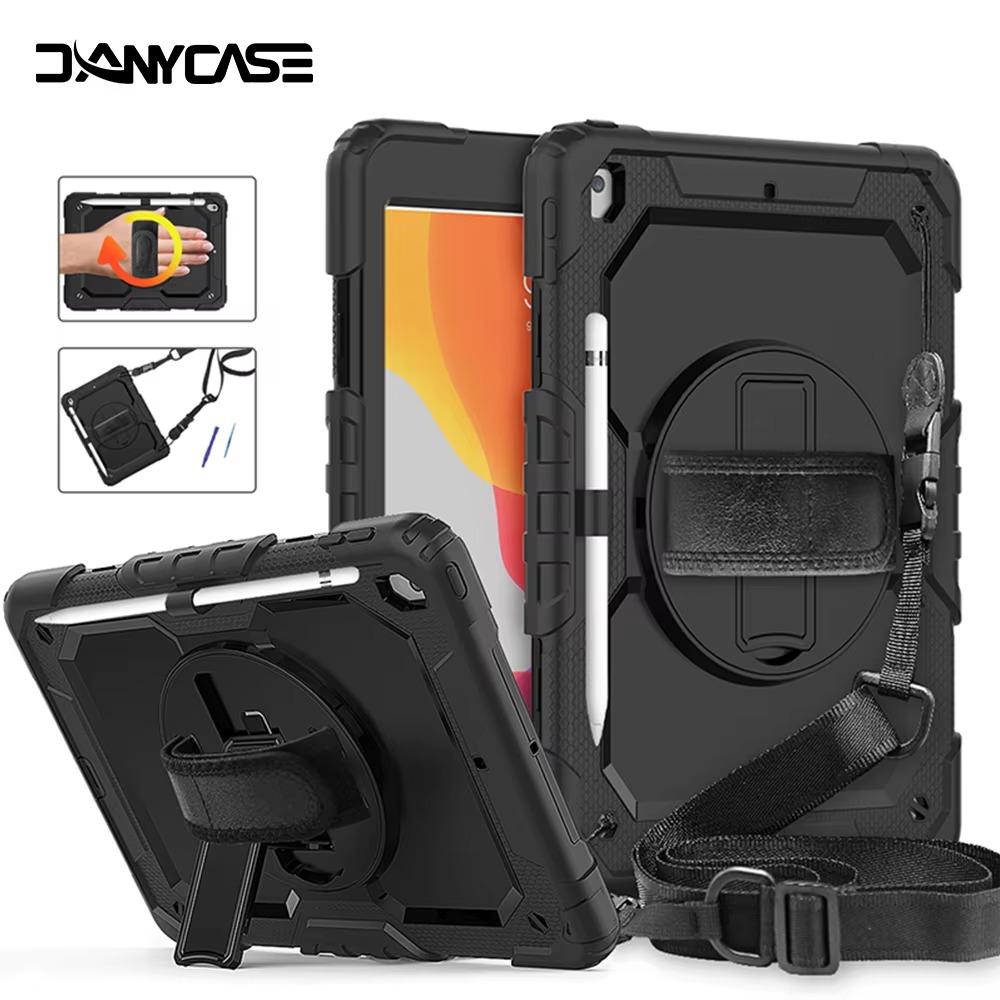 Heavy Duty iPad Case For 10th Gen iPad 9.7in 10.2in 10.9in 11in 12.9in 13in M2 M3 M4 11th(A16) 7/8/9th mini 7 6 8.3in case