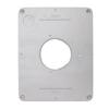 4‑17/32 tommers aluminiumsoverfresbord innsatsplate for 625 624 for Bosch 1611 1615 for FEINRT 1800 for