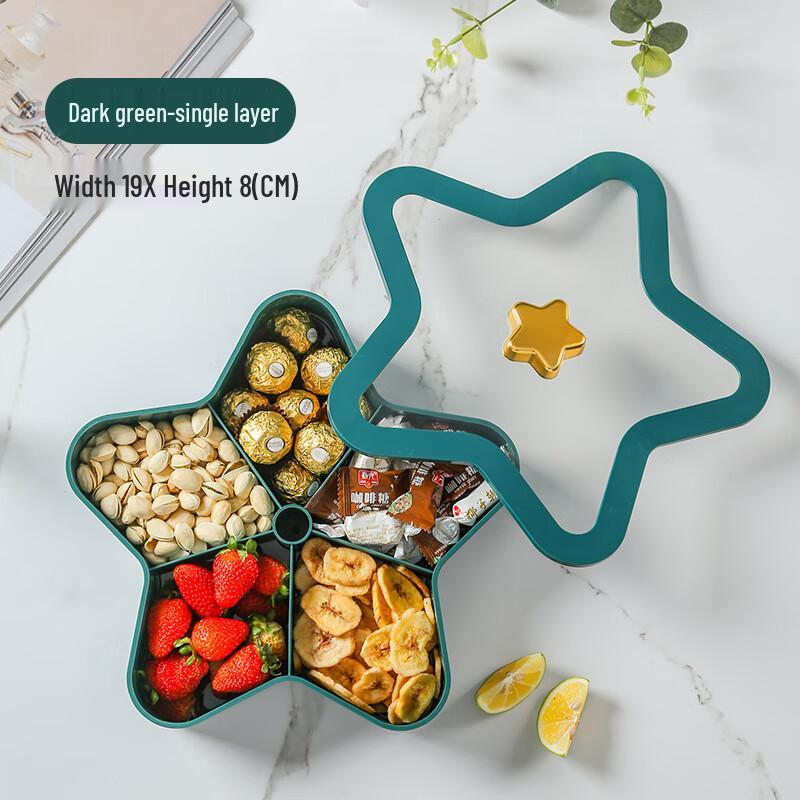 Light Luxury Divided Candy & Nut Storage Box
