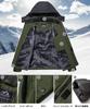 Mountain For Rainy Fleece Thermal Cold Weather Brushed For Commuting To Work or OD 2XL [TACVASEN] Parka, Season, Men's Jacket, Wear, Coat, Lining,