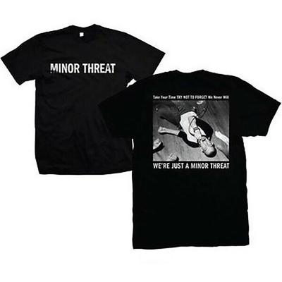 Minor Threat Unisex tričko WeRe Just A Ian Mackaye Black Tee
