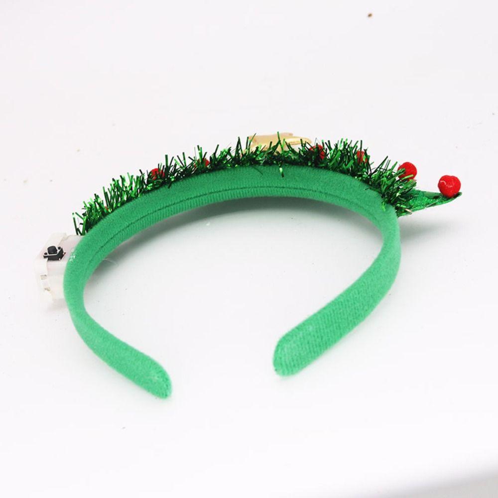 Christmas Decoration LED Christmas Headband Elf Glowing Headband Funny Antlers Headband  Men