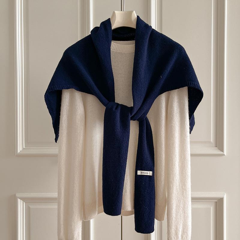 New Fashionable and Versatile Shawl  High End Women's Light Luxury Style Scarf Korean Style Instagram Outer Layer Warm Little Scarf