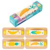 Baby Wooden Rotating Jigsaw Puzzle Musical Hand Bell Rattle Toy for Infant Newborn Gift