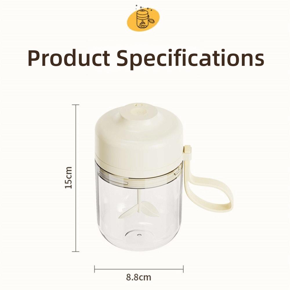 400ml Automatischer Mischbecher Tragbarer Griff Elektrischer Rührkaffeebecher