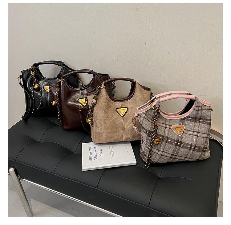 2024 Women's Trendy Cross-Border Tote Bag - Autumn/Winter All-Match Handbag, Commuter Shoulder & Messenger Bag